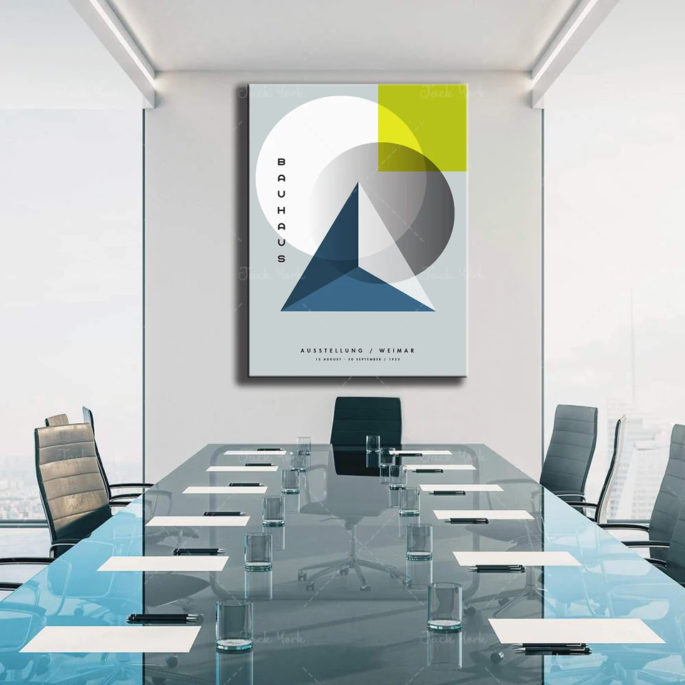 Interior Design York - Poster Pameran Bauhaus Weimar Desain Bagus