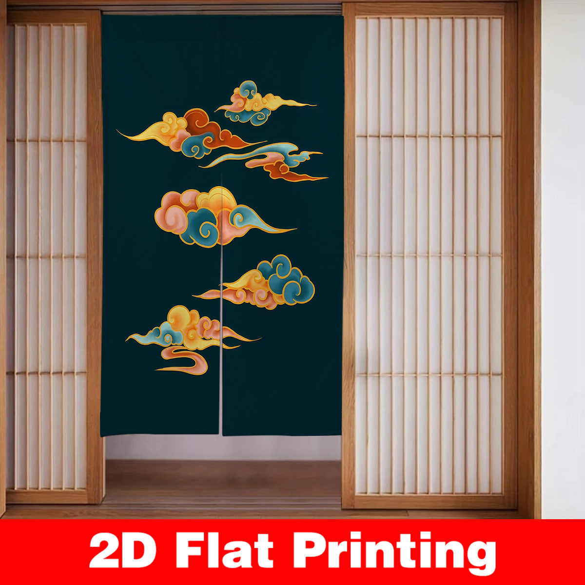 Interior Design Zen Style - Tirai Pintu Jepang Pembatas Ruangan Dekorasi