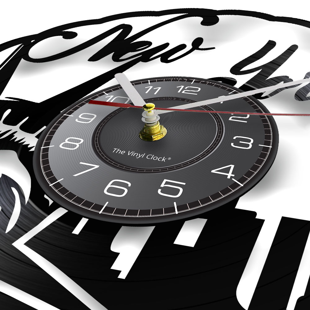 Jam Dinding Vinyl Vintage New  - Interior Design York ulasan dan harga