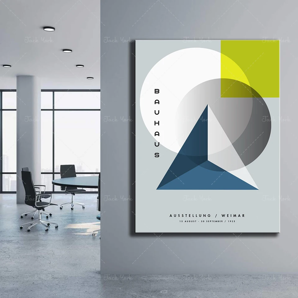 Poster Pameran Bauhaus Weimar  - Interior Design York ulasan dan harga