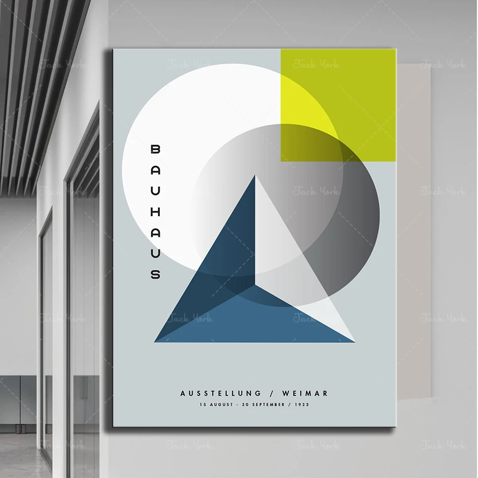 Poster Pameran Bauhaus Weimar  - Interior Design York ulasan dan harga