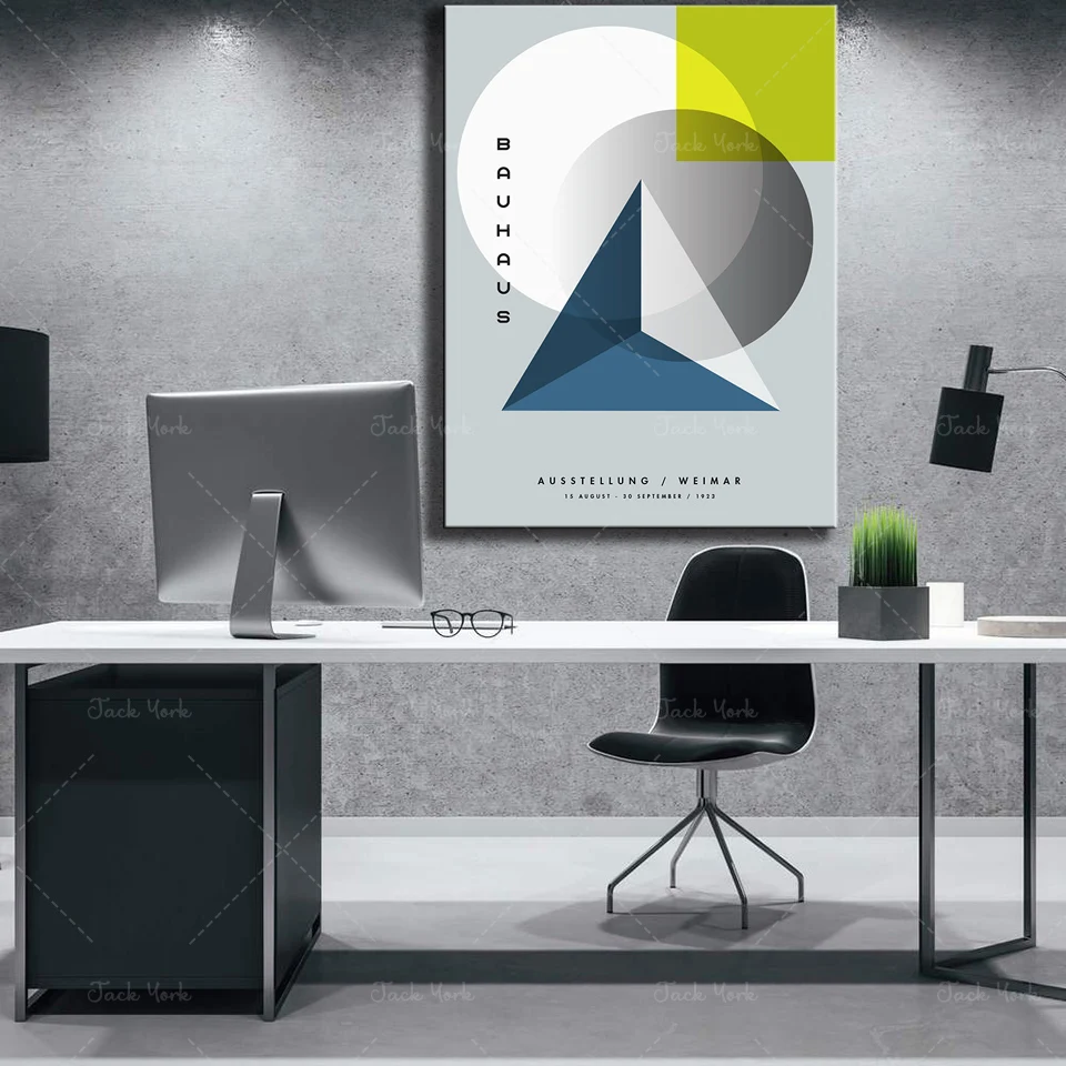 Poster Pameran Bauhaus Weimar  - Interior Design York ulasan dan harga