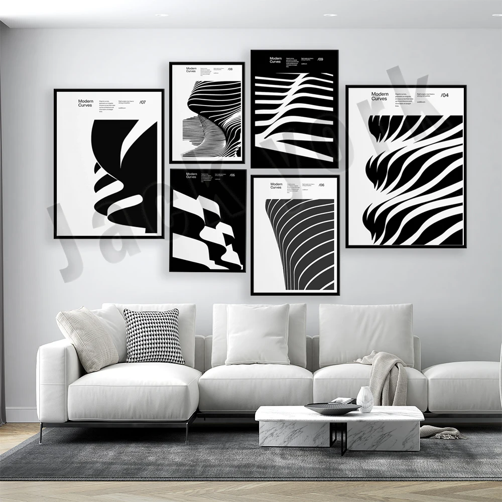 Lekuk Modern, Poster desain ar - Interior Design York ulasan dan harga