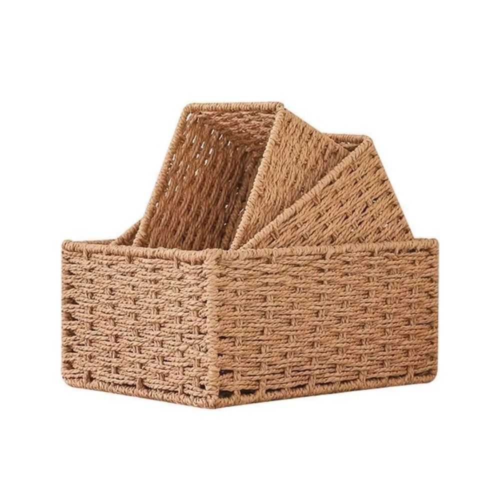 Keranjang Penyimpanan Tenun Ka - Woven Basket Set ulasan dan harga