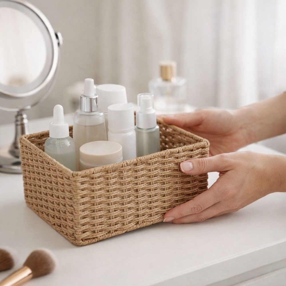 Keranjang Penyimpanan Tenun Ka - Woven Basket Set ulasan dan harga