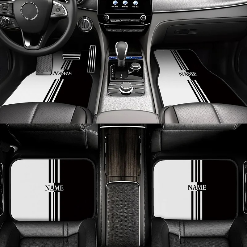 4pcs Karpet Mobil dengan Nama  - Interior Design Name ulasan dan harga