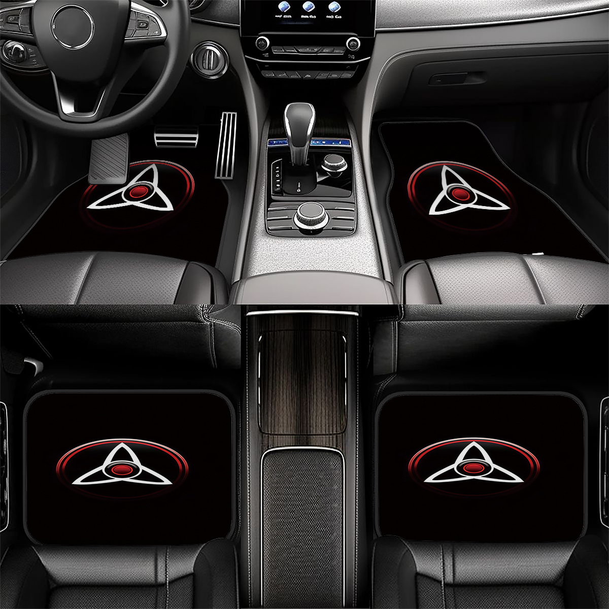 4pcs Karpet Mobil dengan Desai - Interior Design Name ulasan dan harga