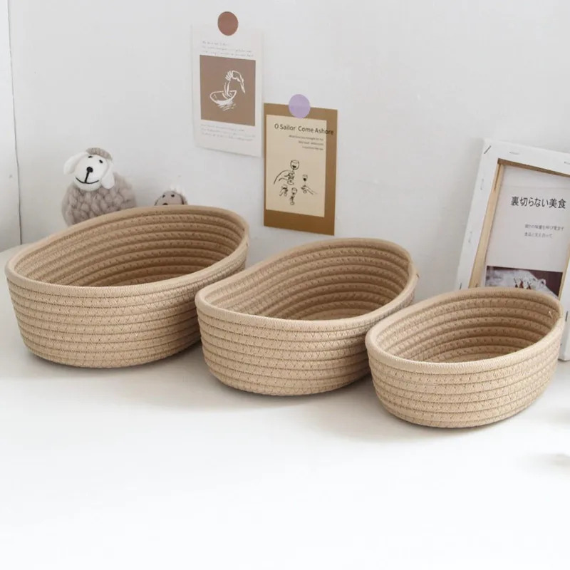 Keranjang Penyimpanan Anyaman  - Woven Basket Set ulasan dan harga