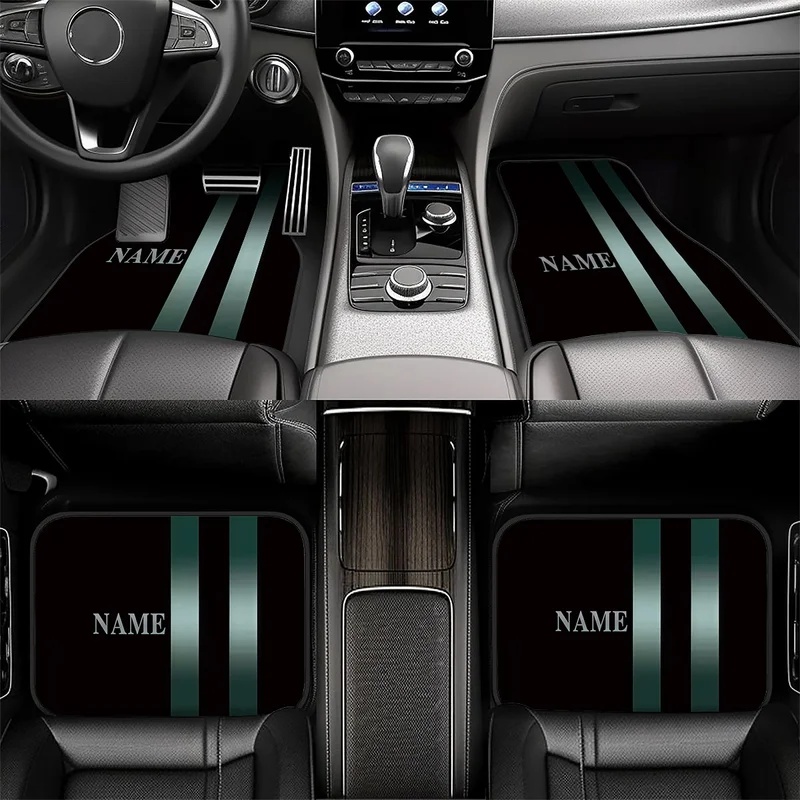 4pcs Karpet Mobil dengan Nama  - Interior Design Name ulasan dan harga