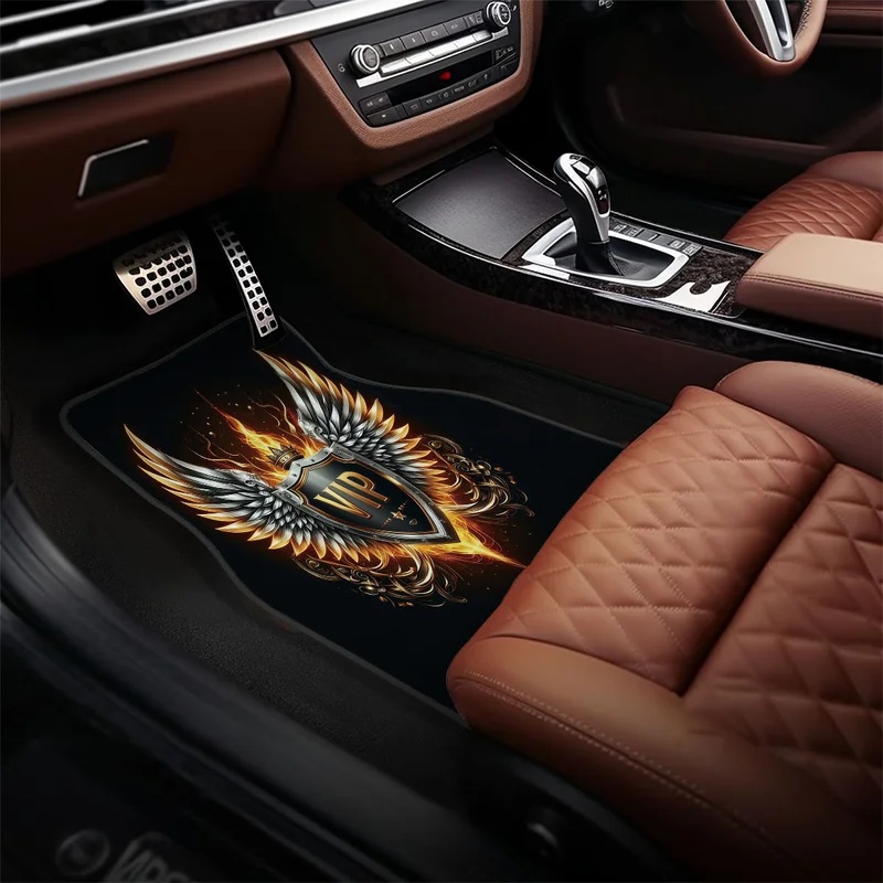 4pcs Karpet Mobil dengan Nama  - Interior Design Name ulasan dan harga