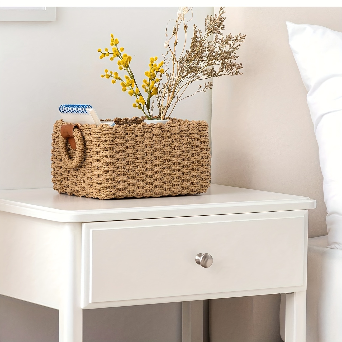 Keranjang Penyimpanan Kosmetik - Woven Basket Set ulasan dan harga