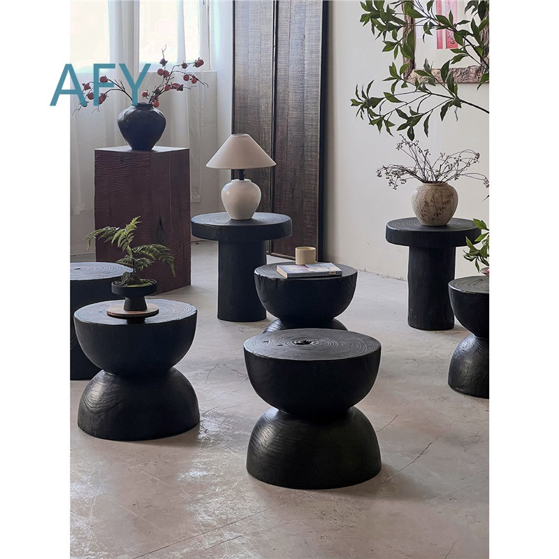 Bangku Kayu Terkarbonisasi unt - Interior Design Zen Style ulasan dan harga