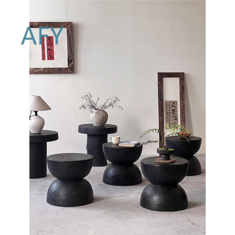 Bangku Kayu Terkarbonisasi unt - Interior Design Zen Style ulasan dan harga