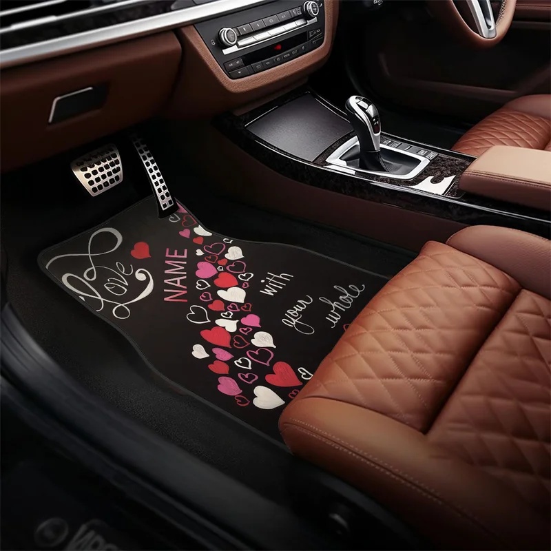 4pcs Karpet Mobil dengan Nama  - Interior Design Name ulasan dan harga