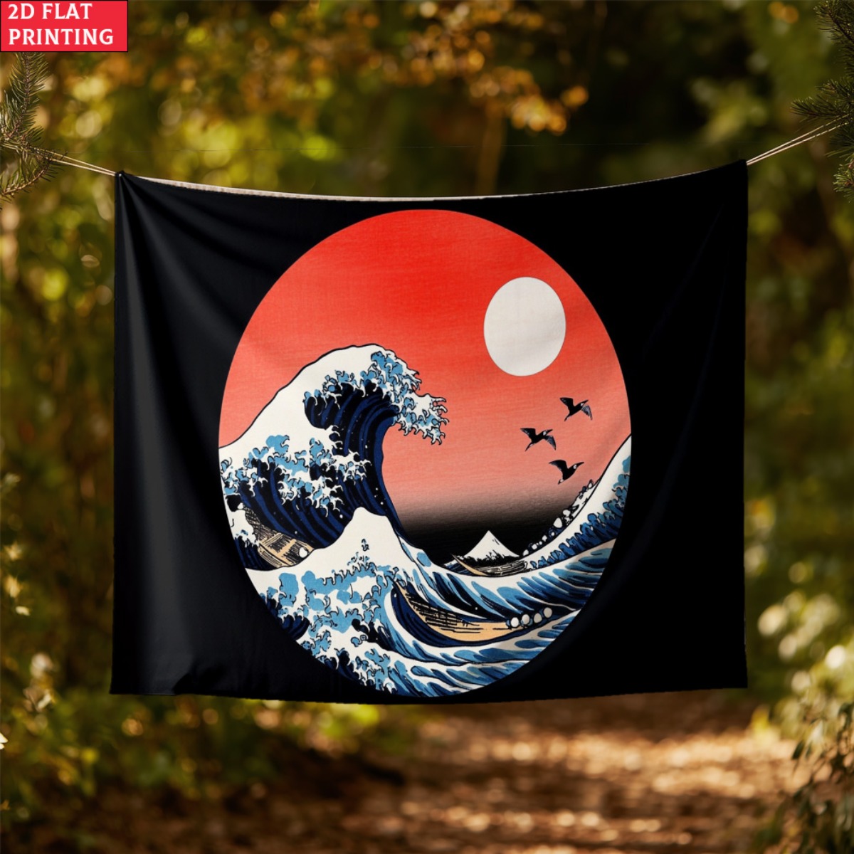 Tapestry Gelombang Jepang Tanp - Interior Design Zen Style ulasan dan harga