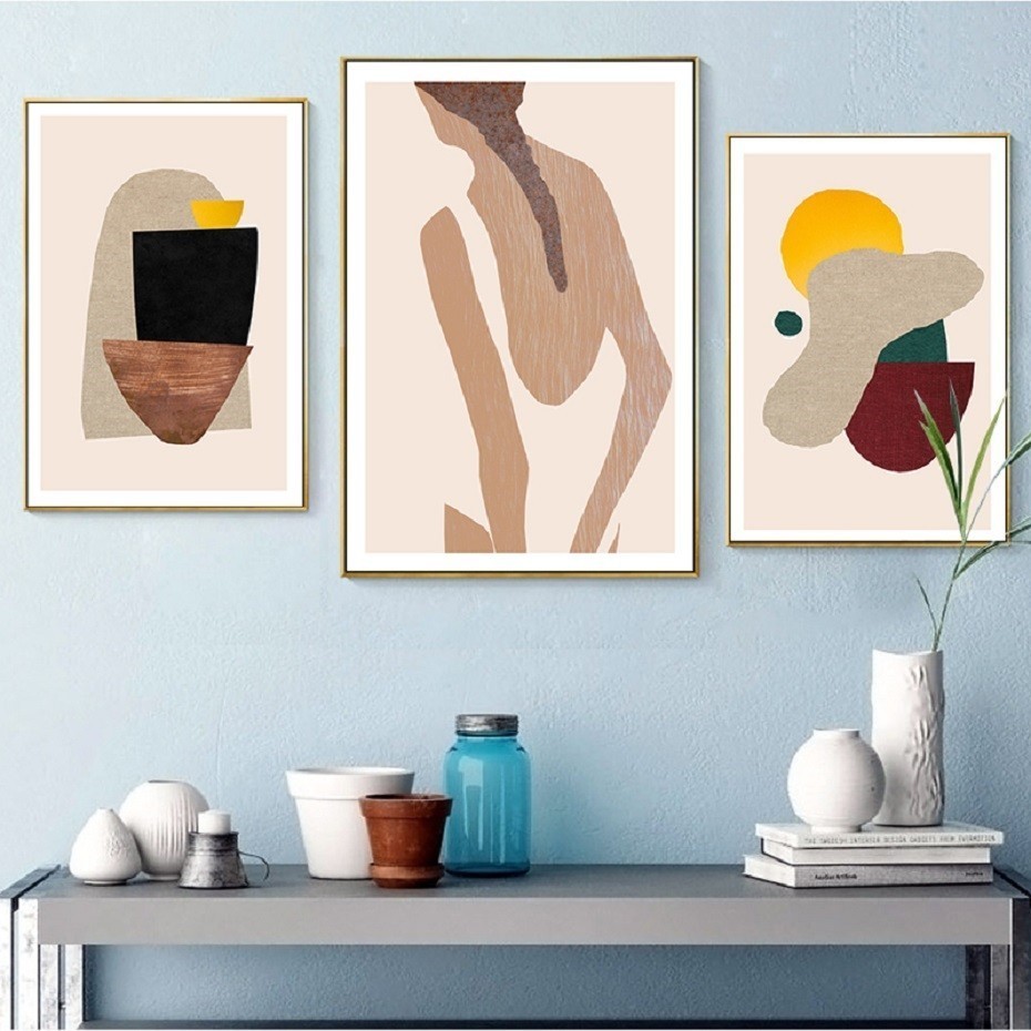 Poster Skandinavia abstrak cet - Interior Design York ulasan dan harga